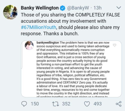Banky W & Simi Deny Involvement In Buhari Re-election Campaign