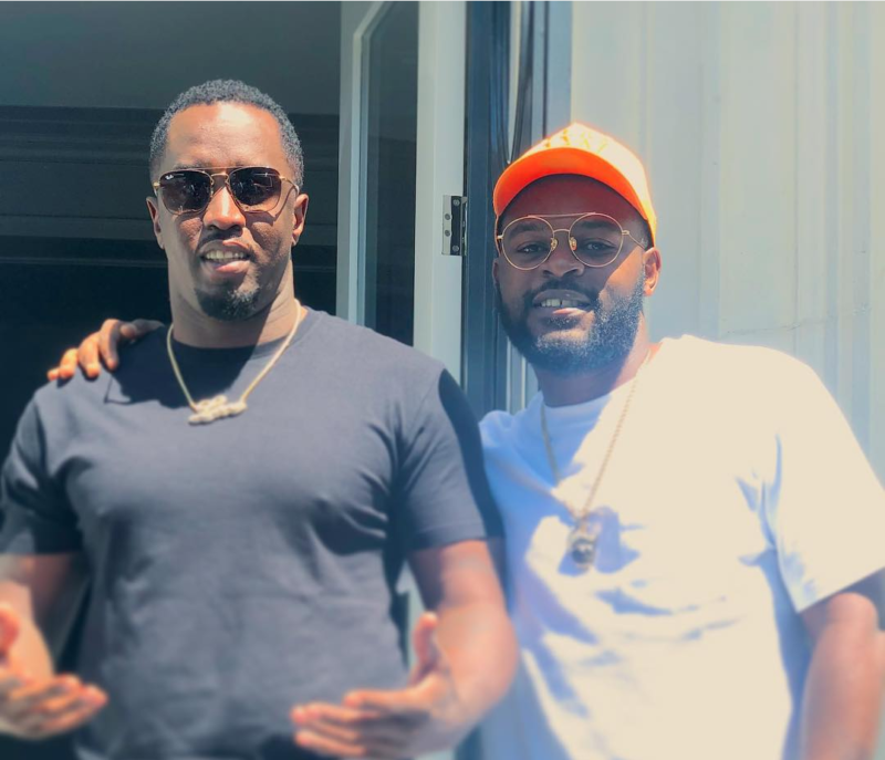 Rapper Falz Pictured With Music Mogul Diddy