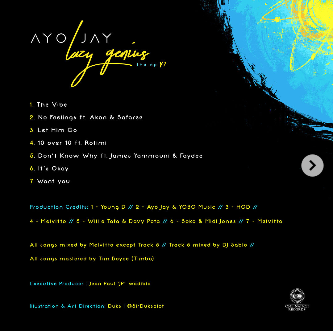 Singer Ayo Jay Releases ‘Lazy Genius’ EP | Listen Here