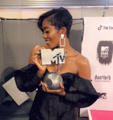 Tiwa Savage Becomes First Female African Artist To Bag An MTV EMA