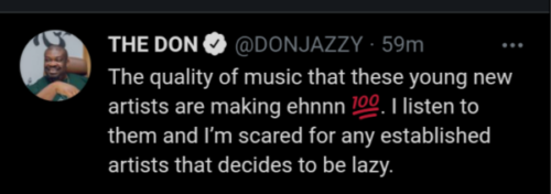 Don Jazzy Hails Young Artists, Warns Older Ones Not To Be Lazy